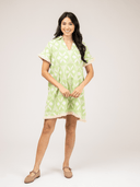 Beau & Ro Dress The Beach Tunic | Lime Ikat
