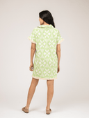Beau & Ro Dress The Beach Tunic | Lime Ikat