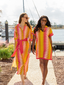 Beau & Ro Dress The Beach Tunic | Sunset Bagru Triangle