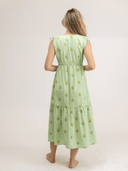 Beau & Ro Dress The Blaire Dress | Petite Green Floral
