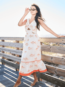 Beau & Ro Dress The Blake Dress | Orange Fish