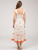 Beau & Ro Dress The Blake Dress | Orange Fish
