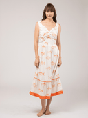 Beau & Ro Dress The Blake Dress | Orange Fish