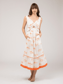 Beau & Ro Dress The Blake Dress | Orange Fish