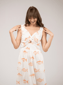 Beau & Ro Dress The Blake Dress | Orange Fish