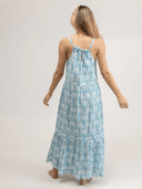 Beau & Ro Dress Small SAMPLE | The Chase Dress | Blue Starburst | Small