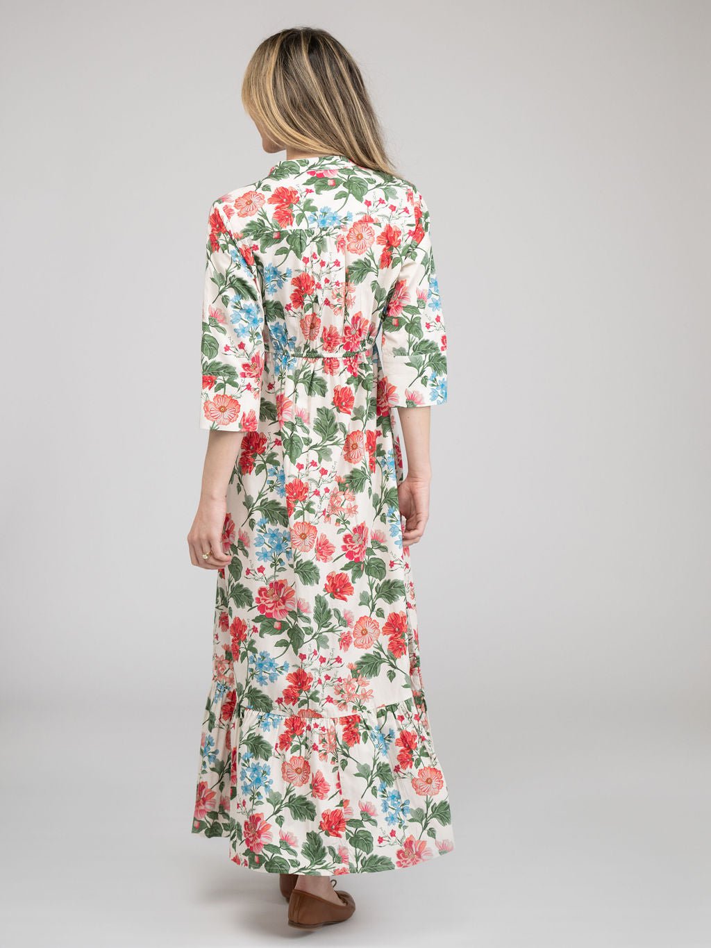 Beau & Ro Dress The Christie Dress | Ivory Fancy Flower