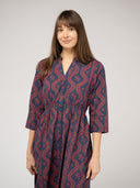 Beau & Ro Dress The Christie Dress | Navy Virginia Stripe