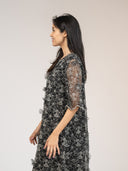Beau & Ro Dress The Cornelia Mini Dress | Black Petal