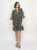 Beau & Ro Dress The Cornelia Mini Dress | Black Petal