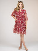 Beau & Ro Dress The Cornelia Mini Dress | Red Petal