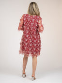 Beau & Ro Dress The Cornelia Mini Dress | Red Petal