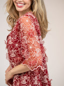 Beau & Ro Dress The Cornelia Mini Dress | Red Petal