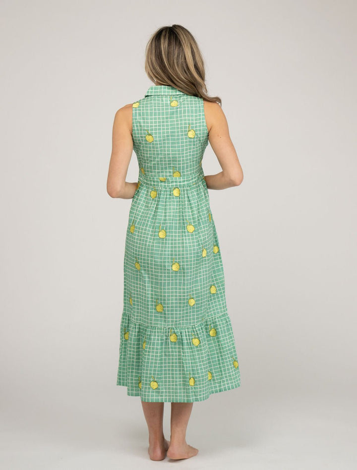 Beau & Ro Dress The Eliza Dress | Lemon Check