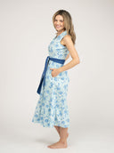 Beau & Ro Dress The Eliza Dress | White Garden Swirl