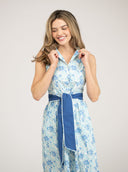 Beau & Ro Dress The Eliza Dress | White Garden Swirl