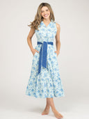Beau & Ro Dress The Eliza Dress | White Garden Swirl
