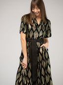 Beau & Ro Dress The Elle Maxi Dress | Black Deco