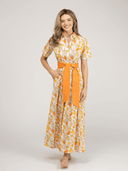 Beau & Ro Dress The Elle Maxi Dress | Clementine Citrus