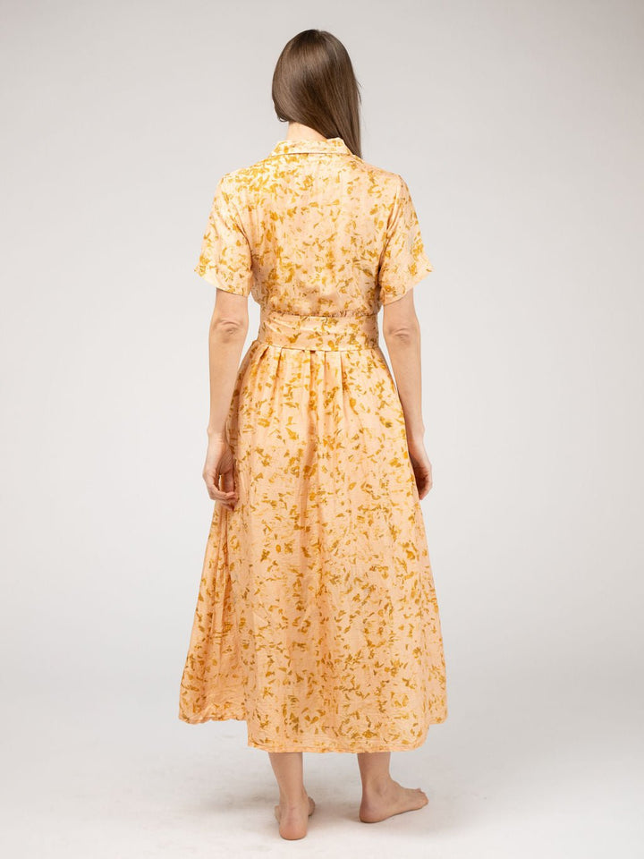 Beau & Ro Dress The Elle Maxi Dress | Eco Marigold Blush