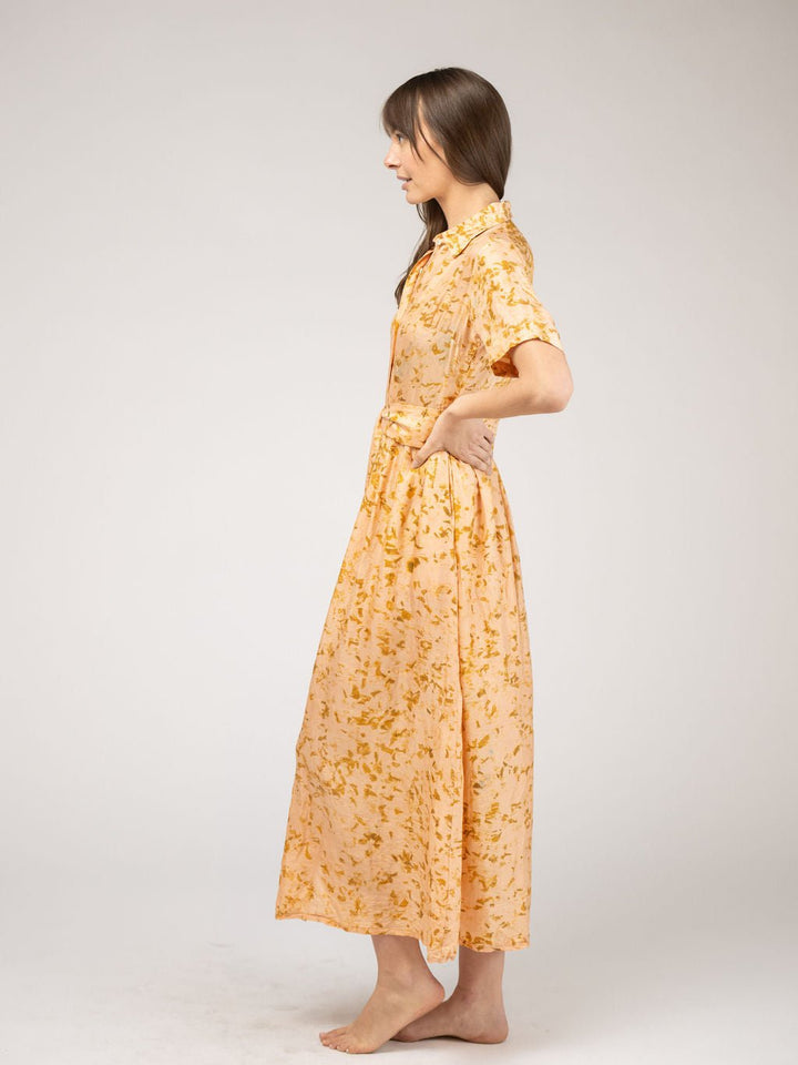Beau & Ro Dress The Elle Maxi Dress | Eco Marigold Blush
