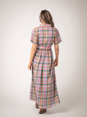 Beau & Ro Dress The Elle Maxi Dress | Lenox Plaid