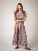 Beau & Ro Dress The Elle Maxi Dress | Lenox Plaid