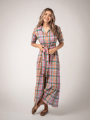 Beau & Ro Dress The Elle Maxi Dress | Lenox Plaid