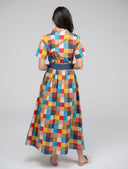 Beau & Ro Dress The Elle Maxi Dress | Multi Blocks