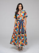 Beau & Ro Dress The Elle Maxi Dress | Multi Blocks