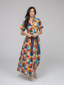 Beau & Ro Dress The Elle Maxi Dress | Multi Blocks