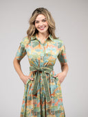 Beau & Ro Dress The Elle Maxi Dress | Safari Multi