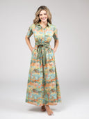 Beau & Ro Dress The Elle Maxi Dress | Safari Multi