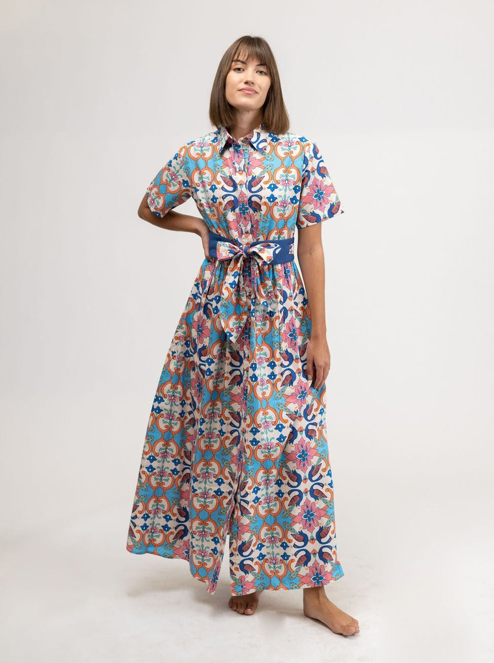 Beau & Ro Dress The Elle Maxi Dress | Summer Peacock
