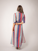 Beau & Ro Dress The Eloise Dress | Atlantic Bagru Triangle