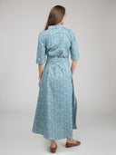 Beau & Ro Dress The Eloise Dress | Blue Cosmo