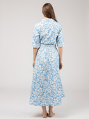 Beau & Ro Dress The Eloise Dress | Blue Flore