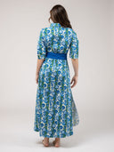 Beau & Ro Dress The Eloise Dress | Green Picnic Stripe