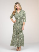Beau & Ro Dress The Eloise Dress | Green Zebra