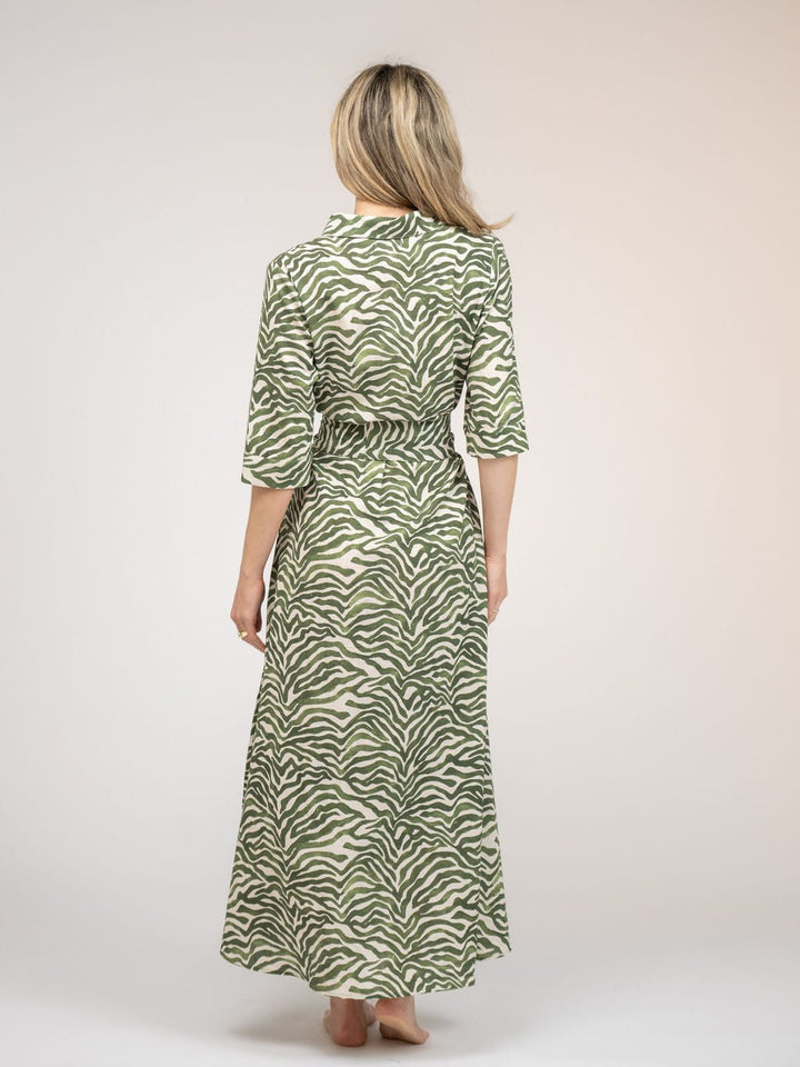 Beau & Ro Dress The Eloise Dress | Green Zebra