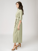 Beau & Ro Dress The Eloise Dress in Moss Arrow