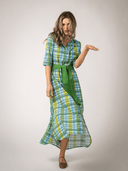 Beau & Ro Dress The Eloise Dress | Mystic Plaid