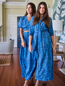 Beau & Ro Dress The Eloise Dress | Navy Flore