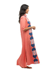 Beau & Ro Dress The Eloise Dress | Salmon Hearts