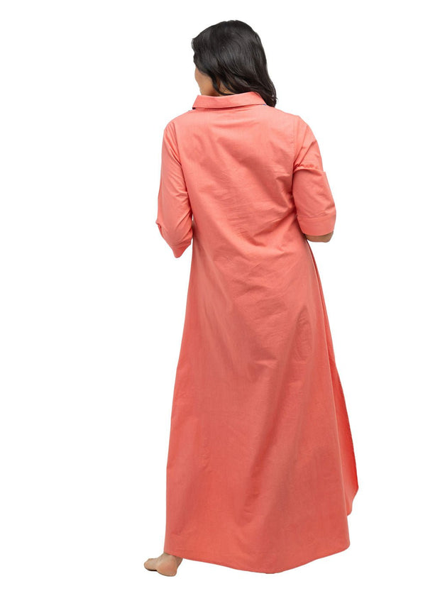 Beau & Ro Dress The Eloise Dress | Salmon Hearts