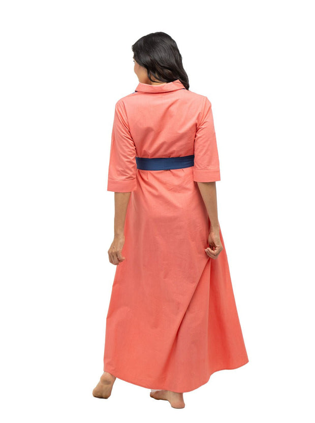 Beau & Ro Dress The Eloise Dress | Salmon Hearts