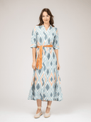 Beau & Ro Dress The Eloise Dress | Sundown Ikat