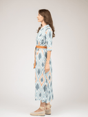 Beau & Ro Dress The Eloise Dress | Sundown Ikat