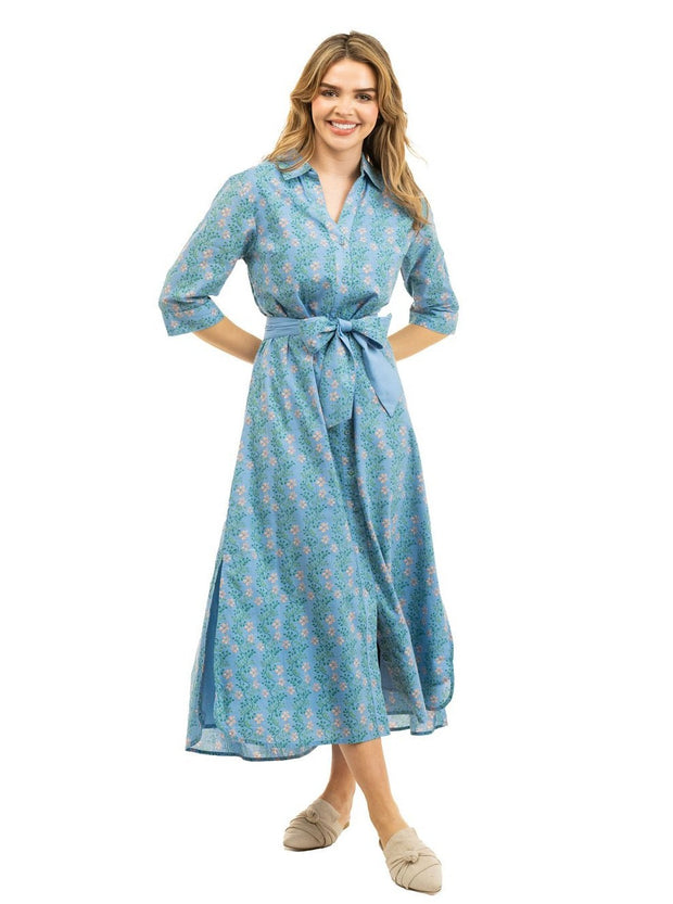 Beau & Ro Dress The Eloise Shirt Dress | Blue Vine