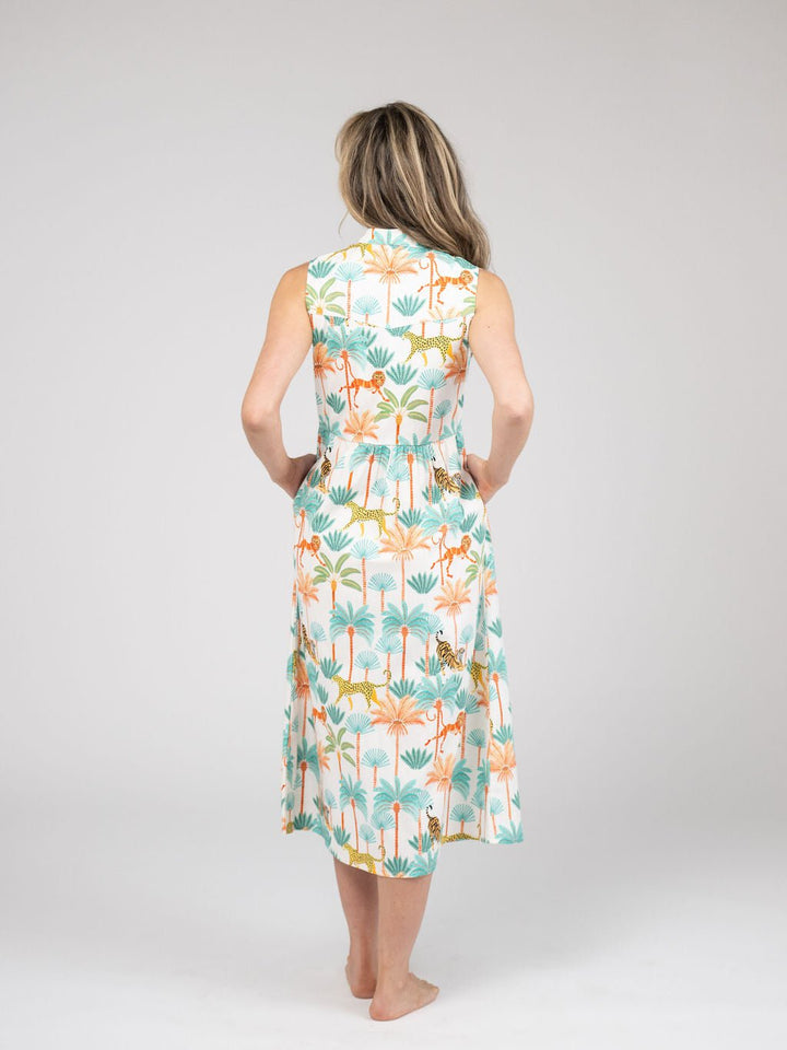 Beau & Ro Dress The Emily Dress | White Safari